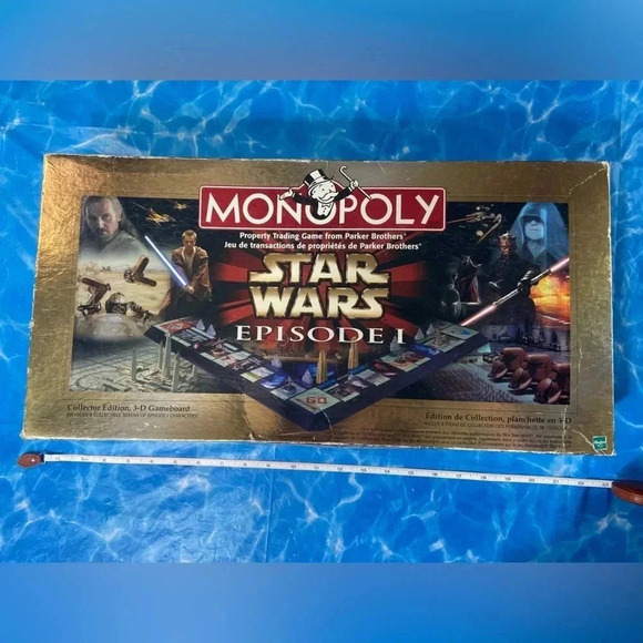 Star Wars - Episode 1 - Monopoly Collector's Edition 3-D Board Game 1999 🎲🎲 - Picture 10 of 16